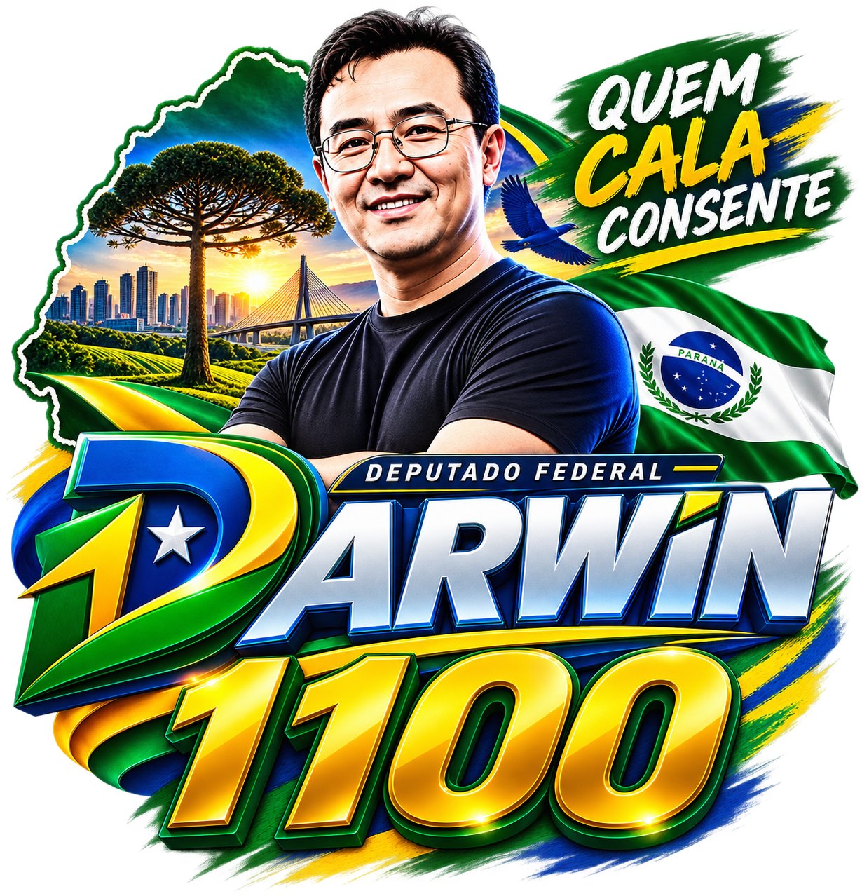 Deputado federal Darwin 1100